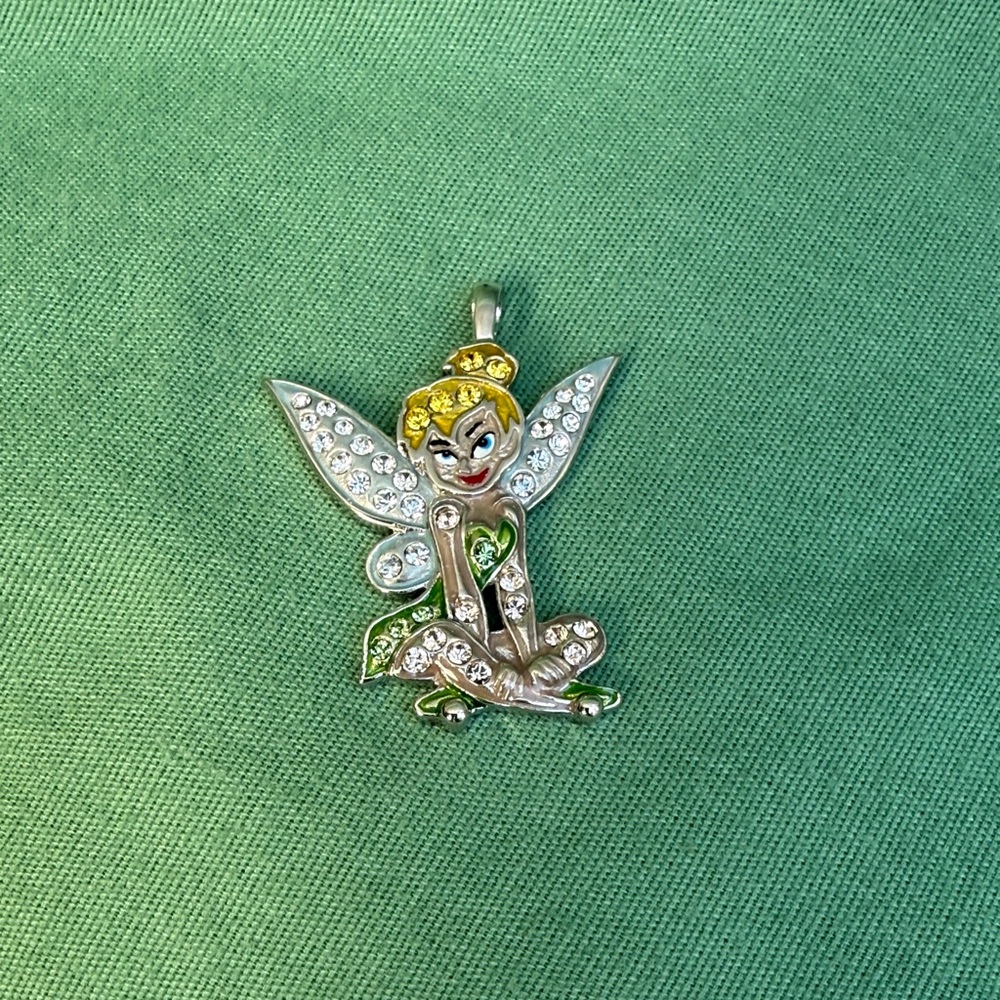 The Bradford Exchange Tinkerbell Crystal Pavé Pendant